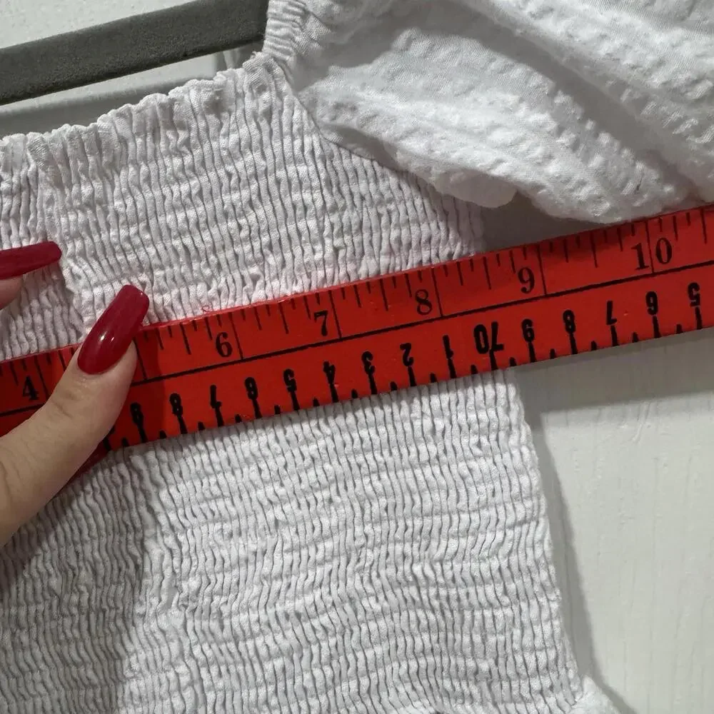 Girls Kids little peixoto‎ white dress Small S